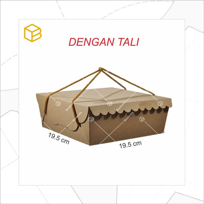 Lunch / Rice Box - LB202008 + Tali (20 pc)