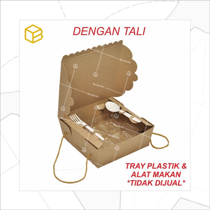 Lunch / Rice Box - LB202008 + Tali (20 pc)