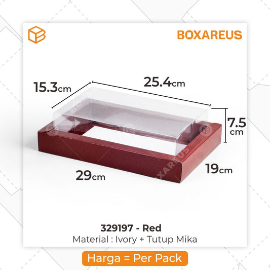Toples Box - 329197 Red (10 Pc)