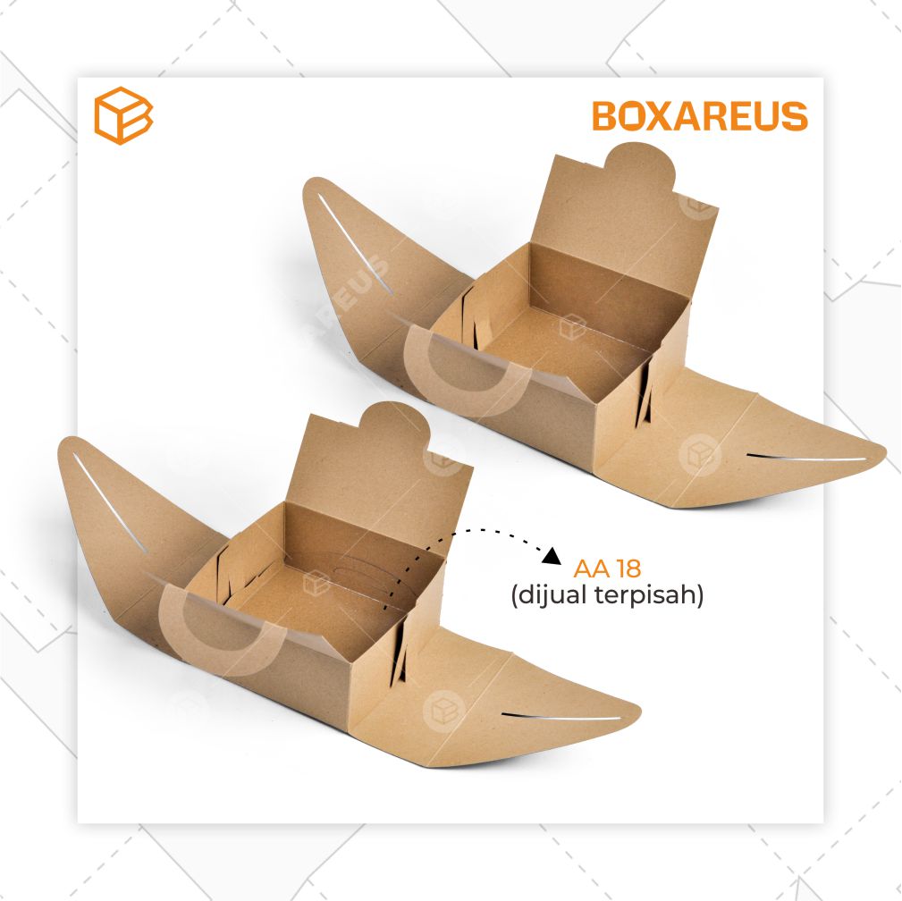 Cake Box - 40406 Brown (10 Pc)