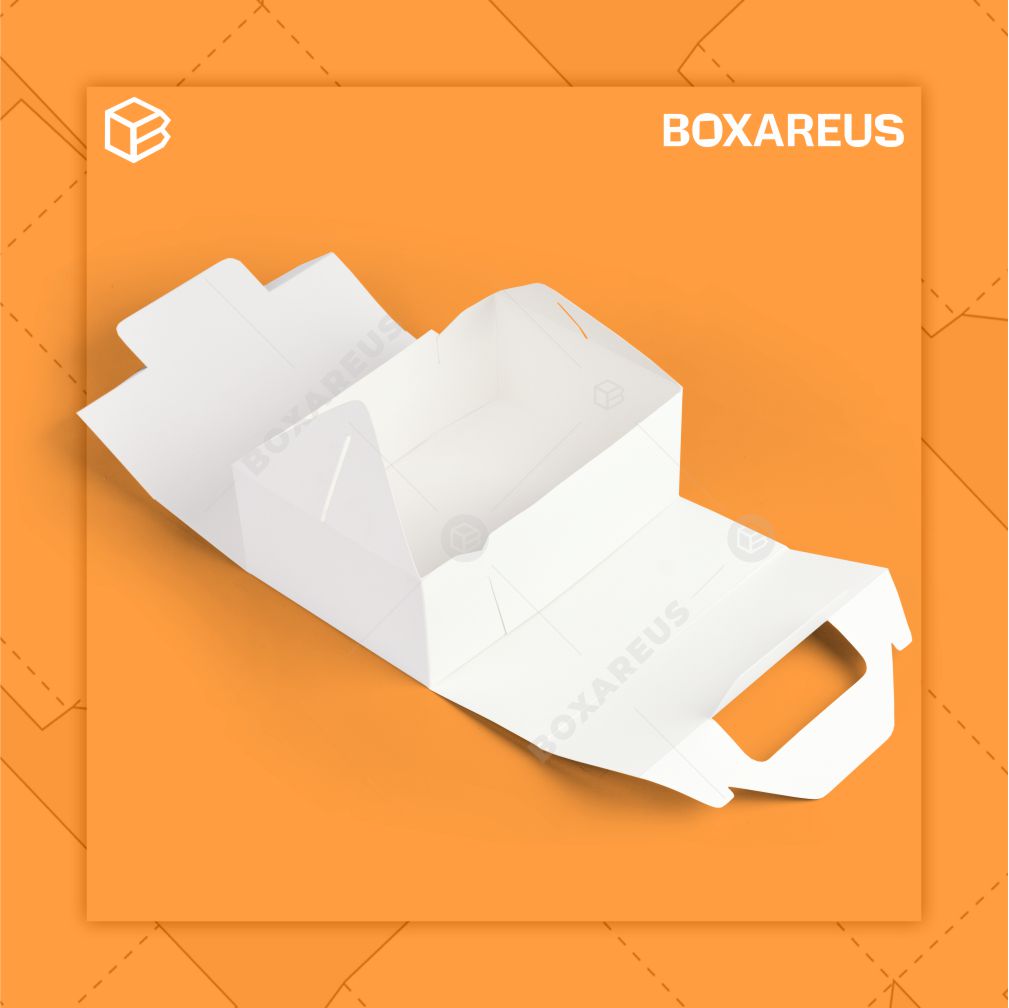 Cup Cake Box - 40413 White (10 Pc)