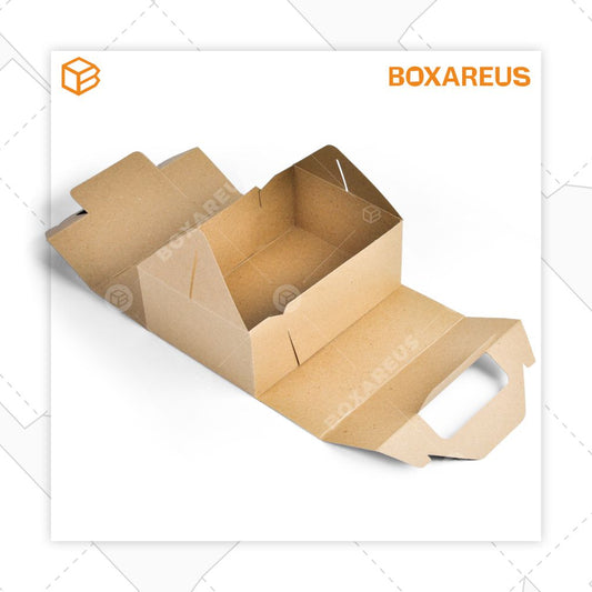 Cup Cake Box - 40413 Brown (10 Pc)