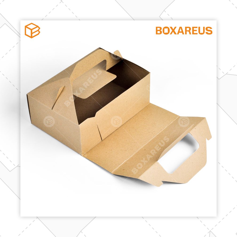 Cup Cake Box - 40413 Brown (10 Pc)