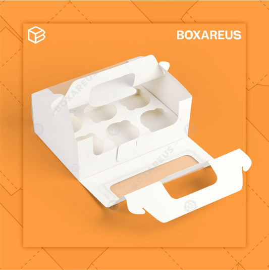 Cup Cake Box - 40422 Box + Insert (10 Pc)