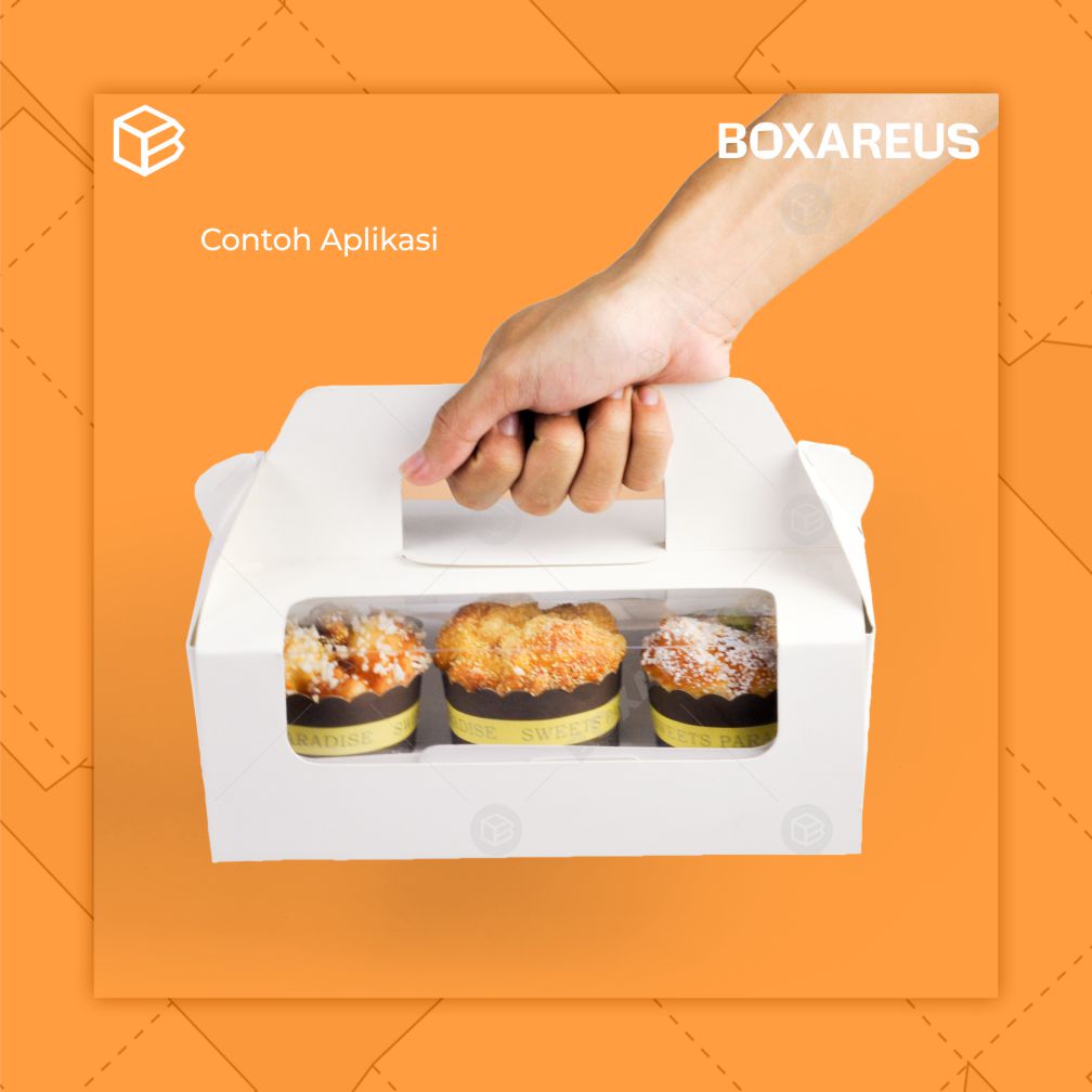 Cup Cake Box - 40422 Box + Insert (10 Pc)