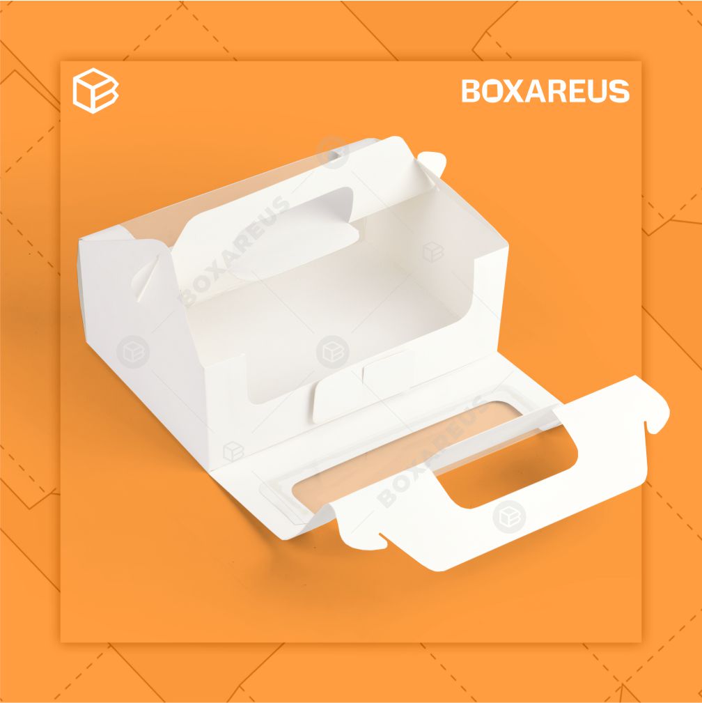 Cup Cake Box - 40422 White (10 Pc)