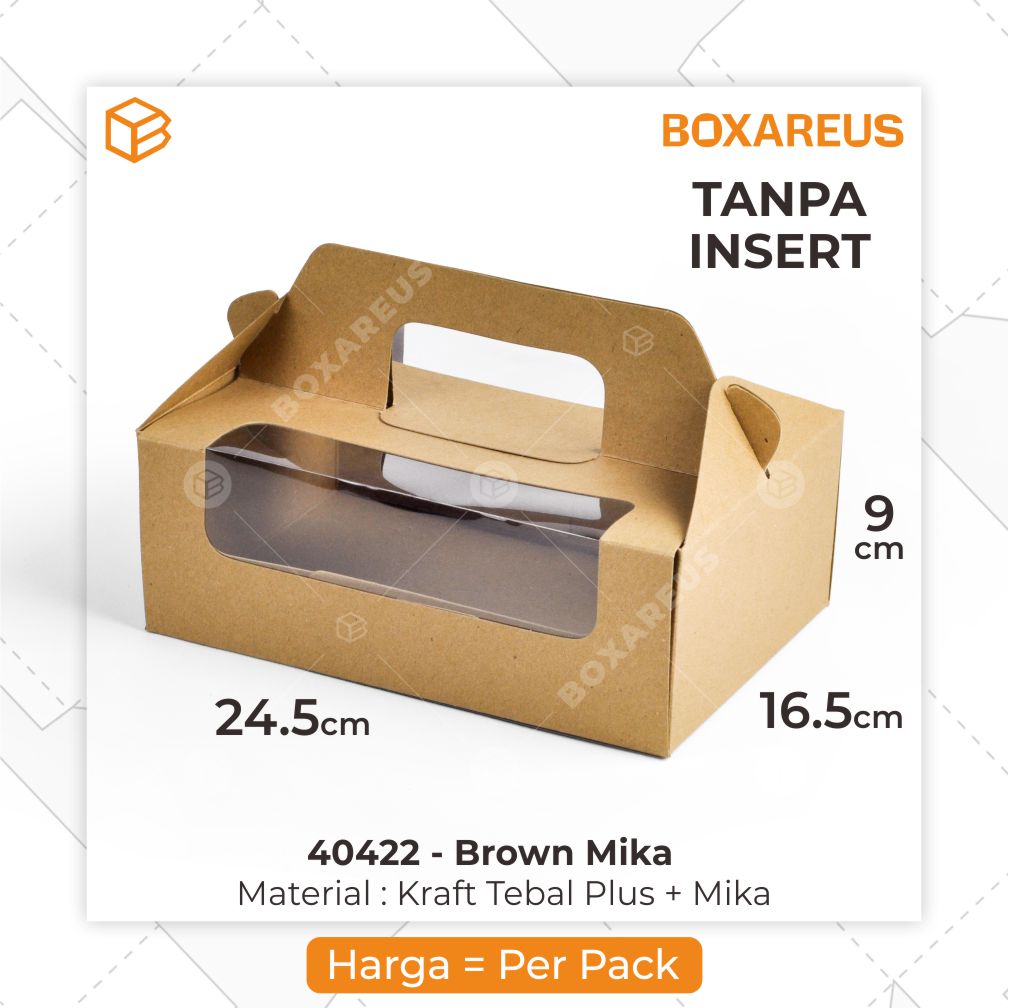 Cupcake Box - 40422 Brown (10 Pc)