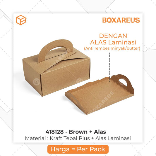 Cake Box - 418128 + Tray (10 Pc)