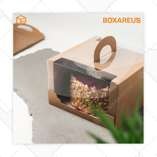 Cake Box - 42012 Brown Mica (10 Pcs)
