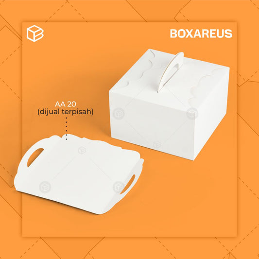 Cake Box - 42012 White (10 Pc)