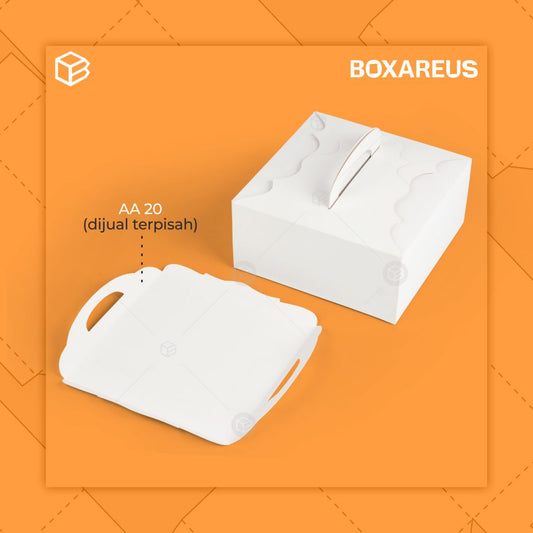 Cake Box - 42095 White (10 Pc)