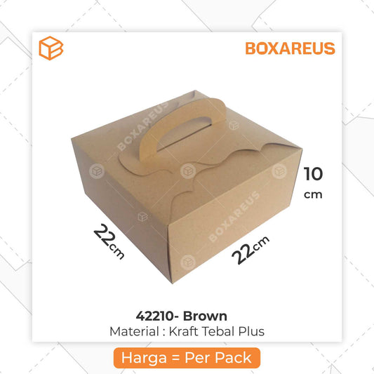 Cake Box - 42210 Brown (10 Pc)