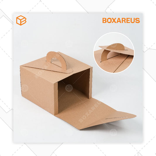 Cake Box - 42215 Brown (10 Pc)