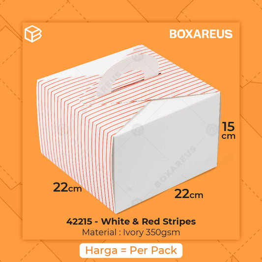 Cake Box - 42215 White (10 Pc)