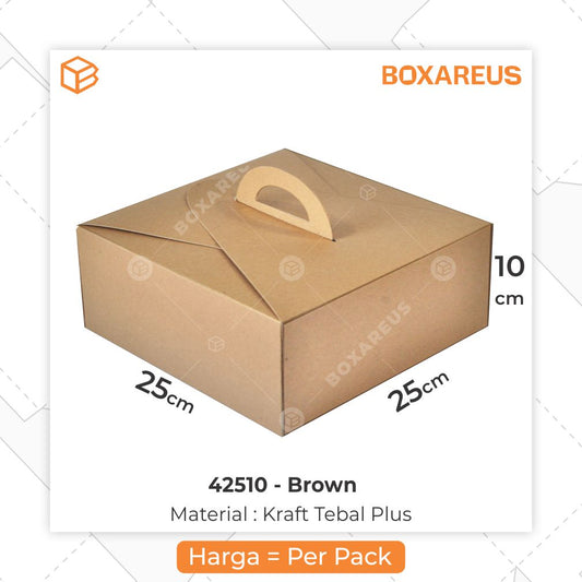 Cake Box - 42510 Brown (10 Pc)