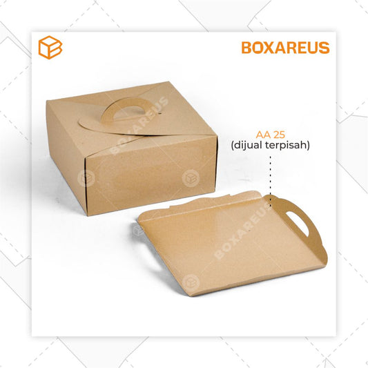 Cake Box - 42512 Brown (10 Pc)