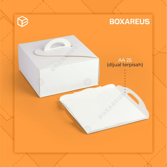 Cake Box - 42512 White (10 Pc)