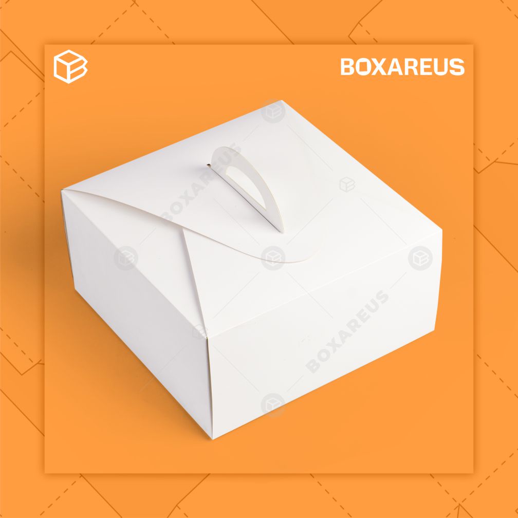 Cake Box - 42512 White (10 Pc)