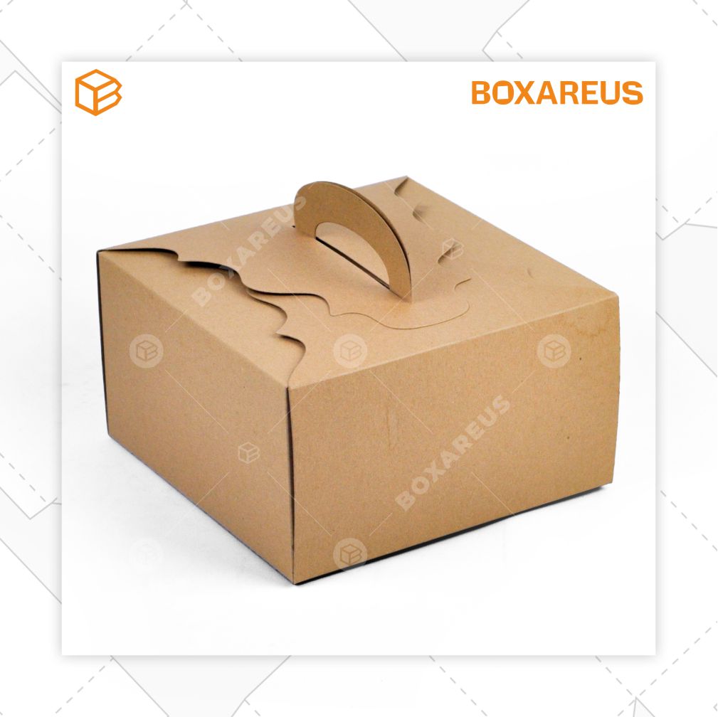 Cake Box - 42514 Brown (10 Pc)