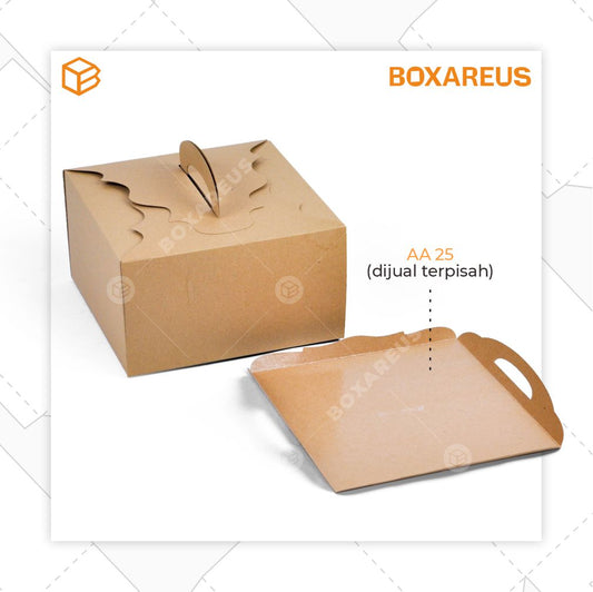 Cake Box - 42514 Brown (10 Pc)