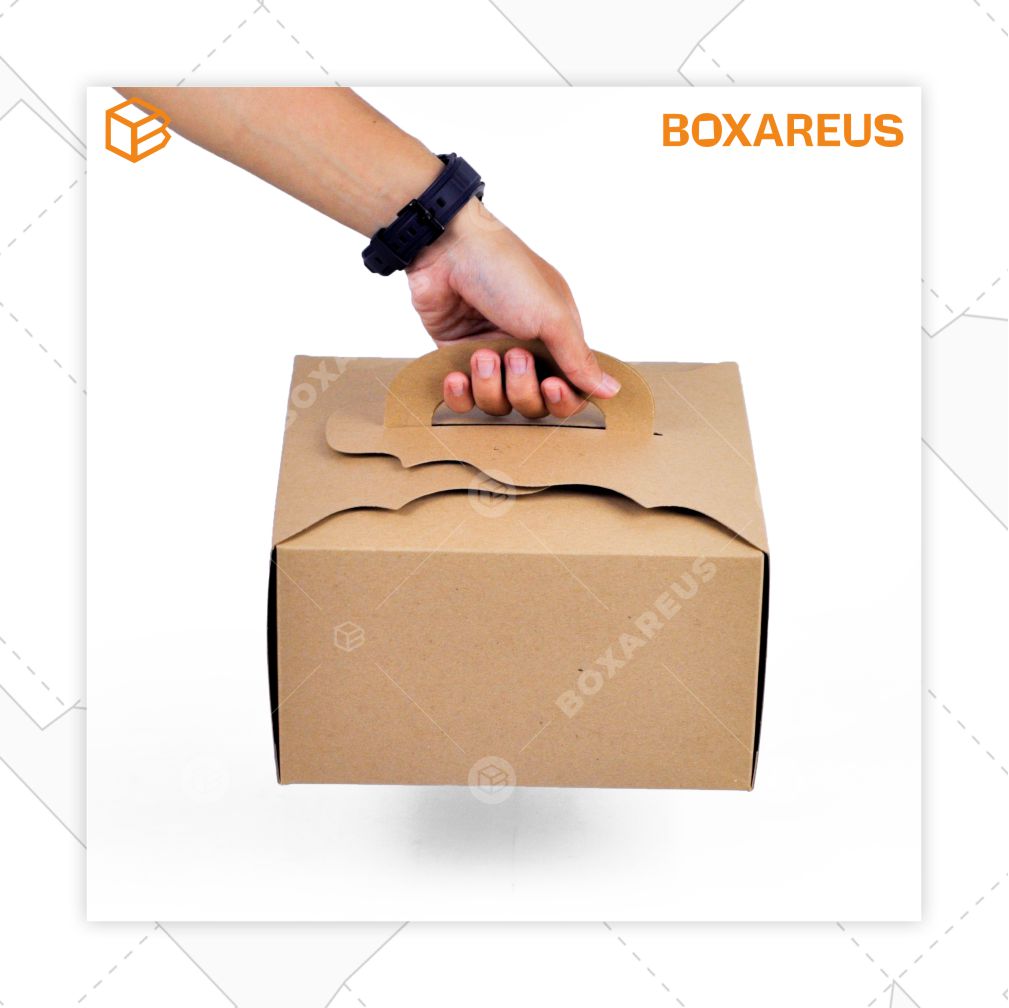 Cake Box - 42514 Brown (10 Pc)