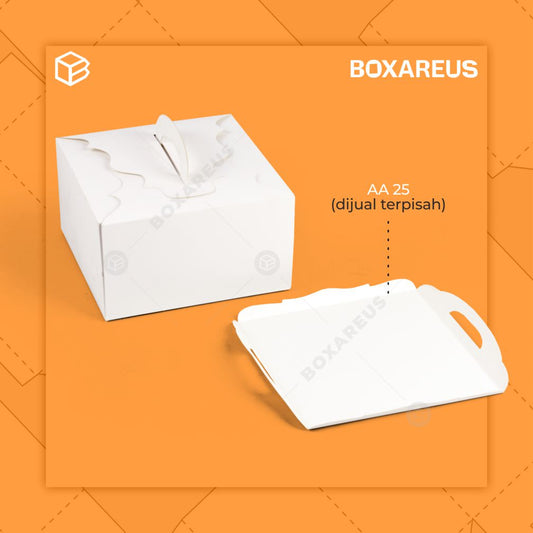 Cake Box - 42514 White (10 Pc)