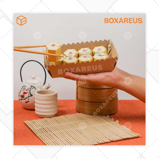 Food Tray - FP 50502 Brown (50 Pc)