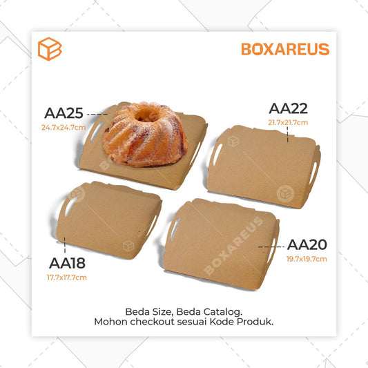 Tray Cake- AA18 Brown (50 Pc)