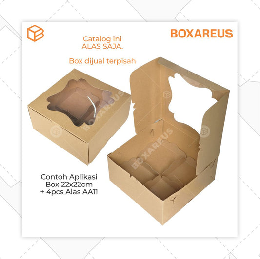 Alas Kue - AA11 Brown (50 pc)