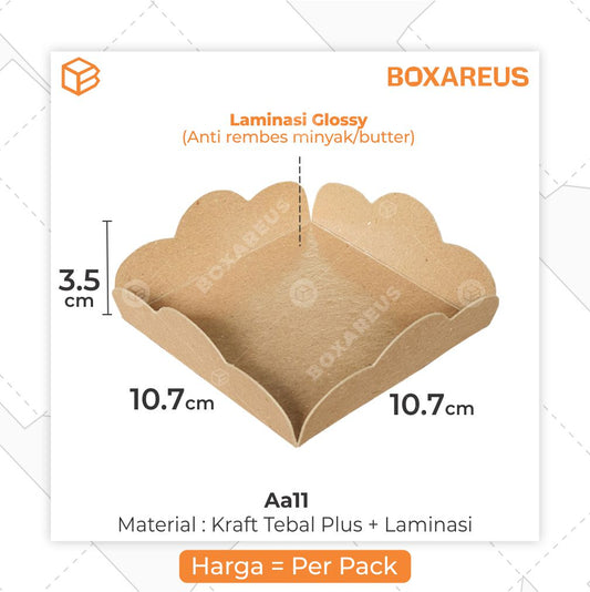 Alas Kue - AA11 Brown (50 pc)