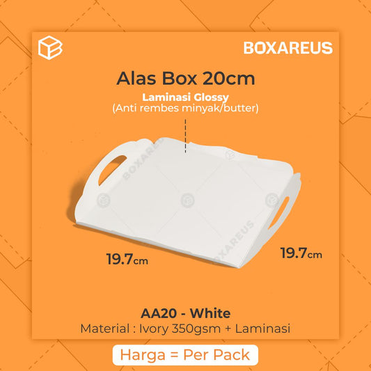 Alas Kue - AA20 White (50 Pc)