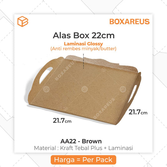 Tray Cake - AA22 Brown (50 Pc)