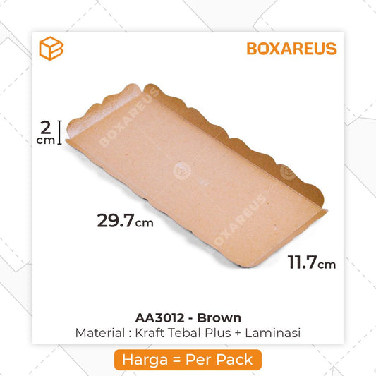 Alas Kue - AA3012 (20 Pc) - Brown