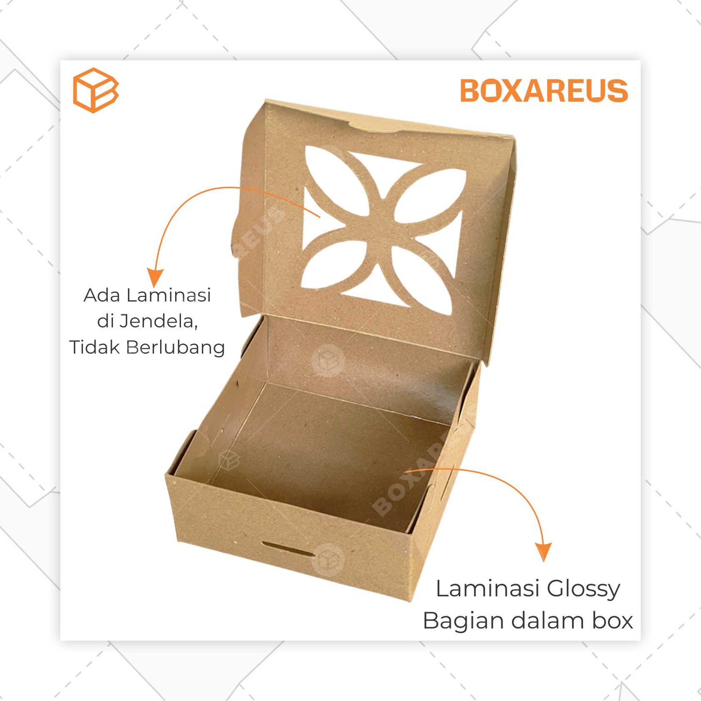 Cake Box - CB121205 Brown (20 Pc)
