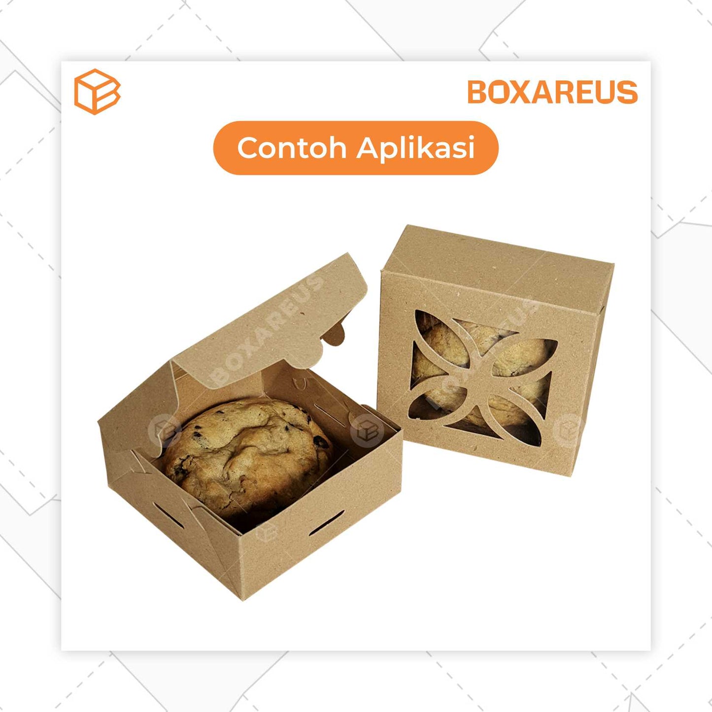 Cake Box - CB121205 Brown (20 Pc)