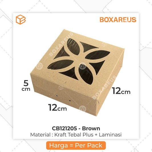 Cake Box - CB121205 Brown (20 Pc)