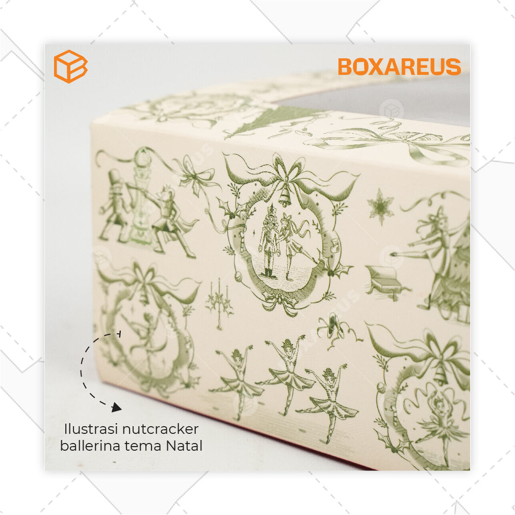 Cake Box - CB 20 Glacia Natal (10 Pc)
