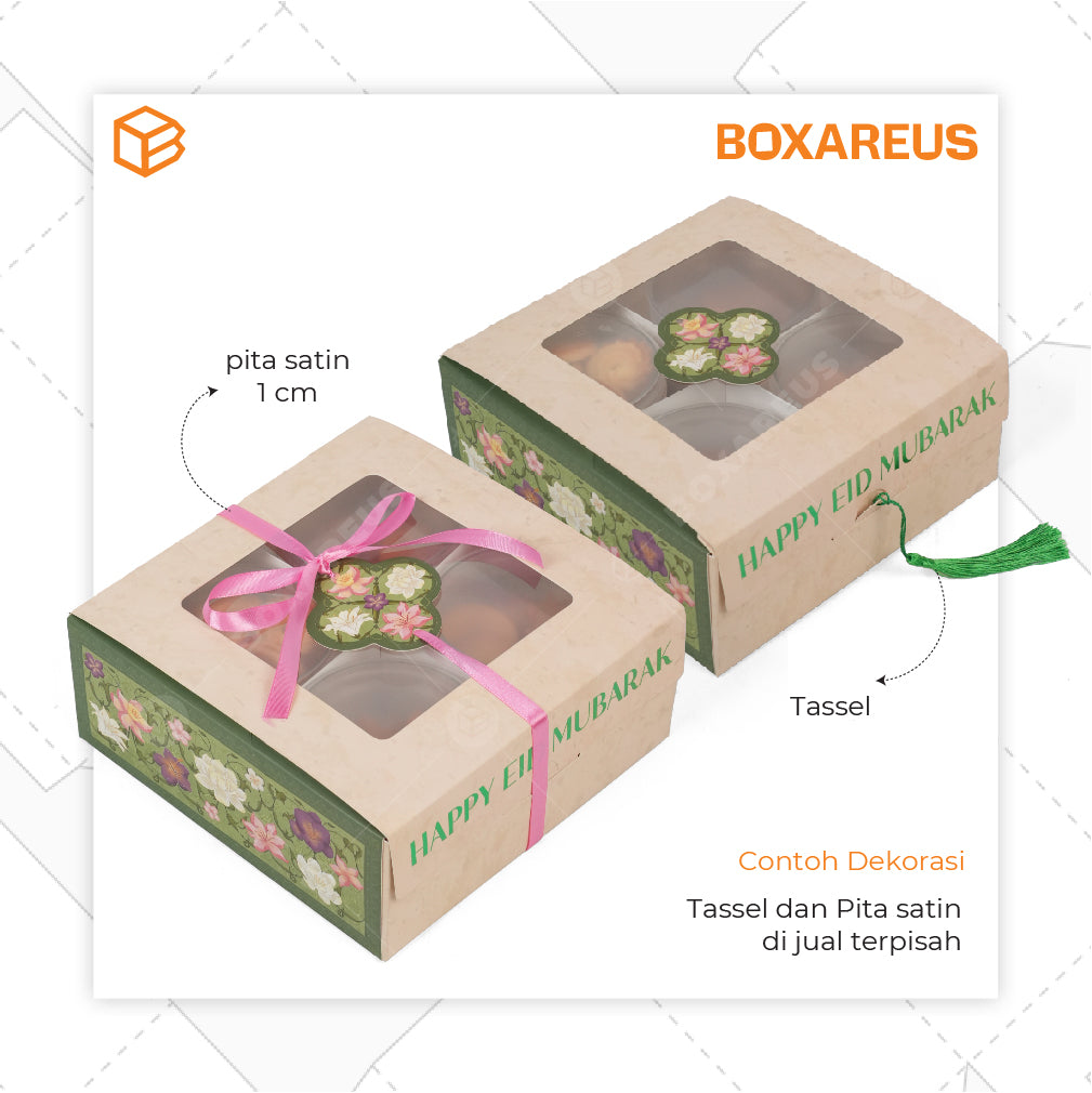 Cake Box - CB 20 Zahra Tinggi 8cm (10 Pc)