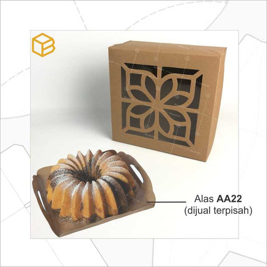Cake Box - CB2210 Brown (10 pc)