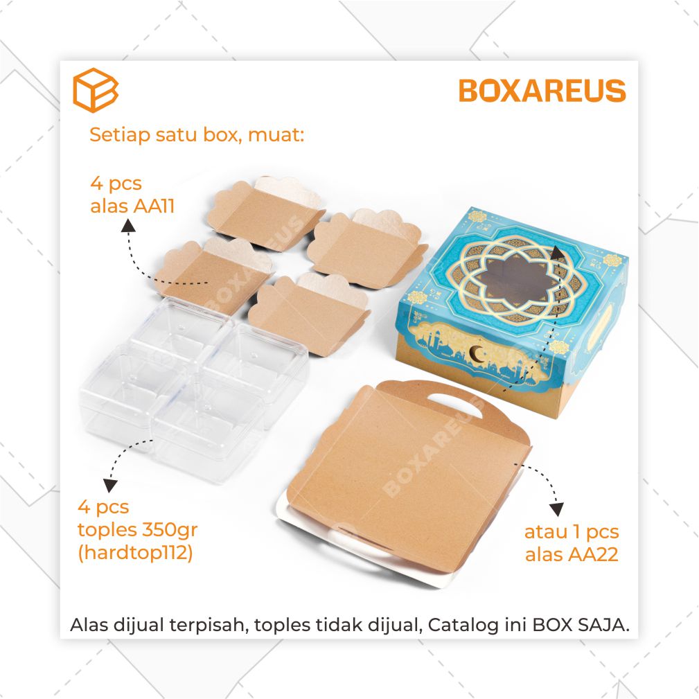 Cake Box Idul Fitri - CB2210 (10 Pc)