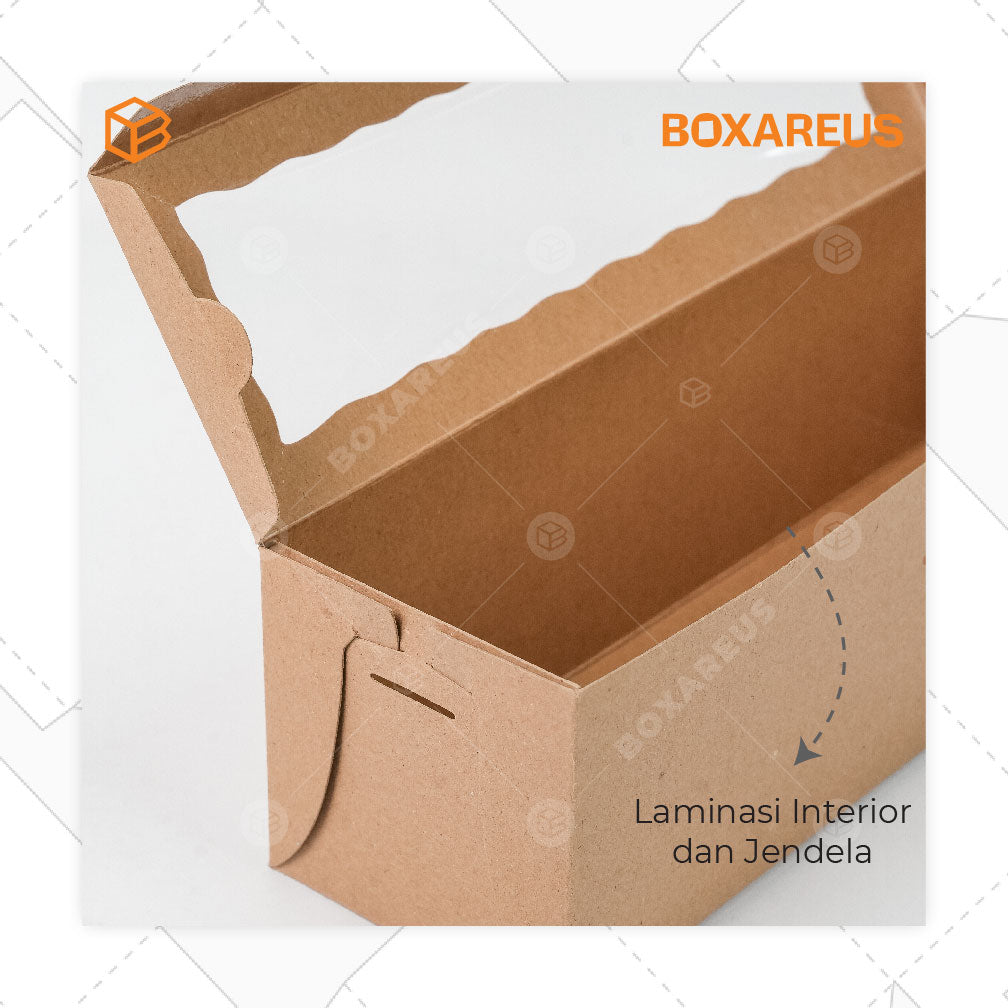 Roll Cake Box - CB311010 - Brown (20 pc)