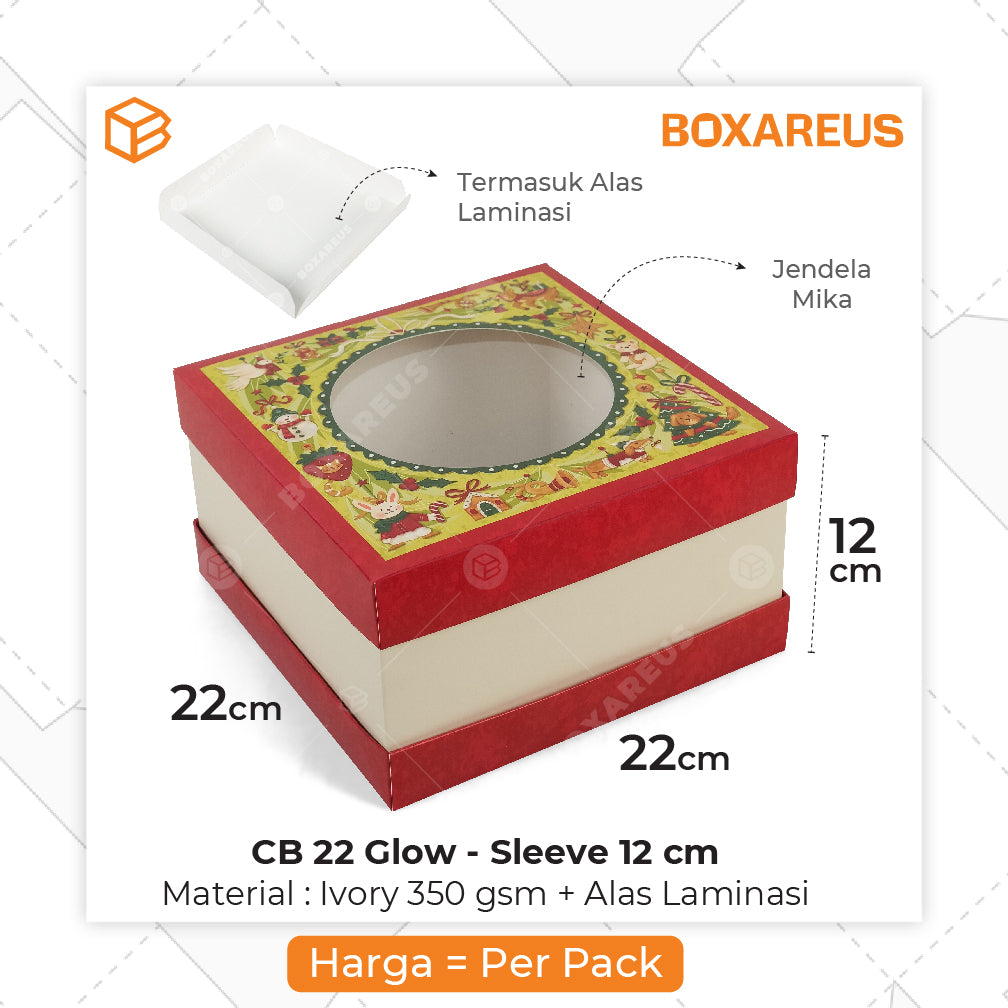 Cake Box - CB 22 Glow Mika Polos (10 Pc)