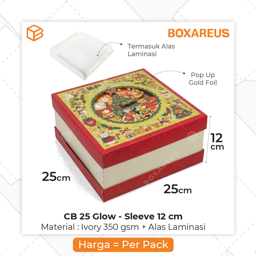 Cake Box - CB 25 GLOW (10 Pc)