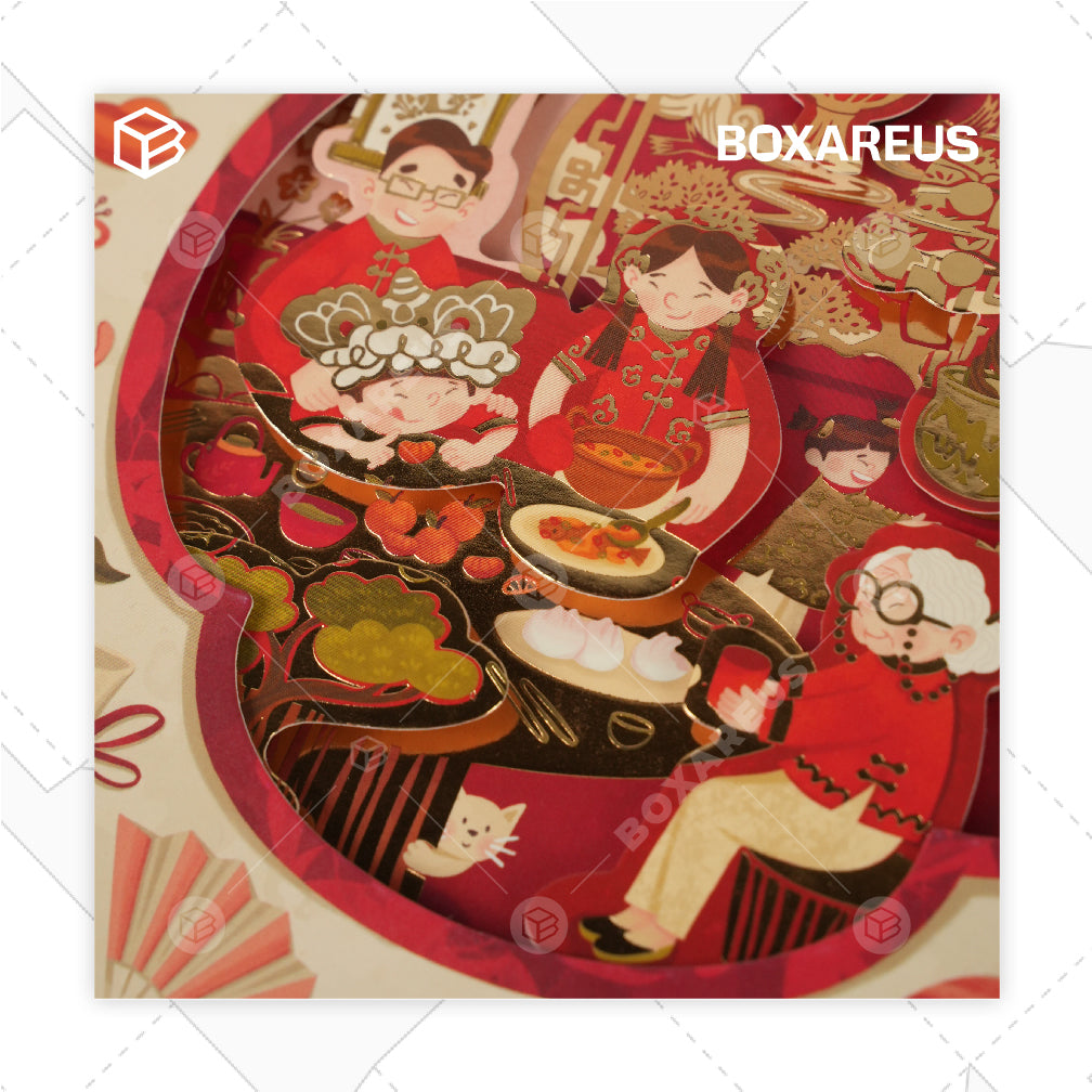 Cake Box - CB 25 Lei T5/8/12 cm Inner Foil (10 Pc)