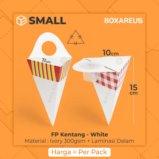 Snack Box - FP Kentang White Small (50 Pc)