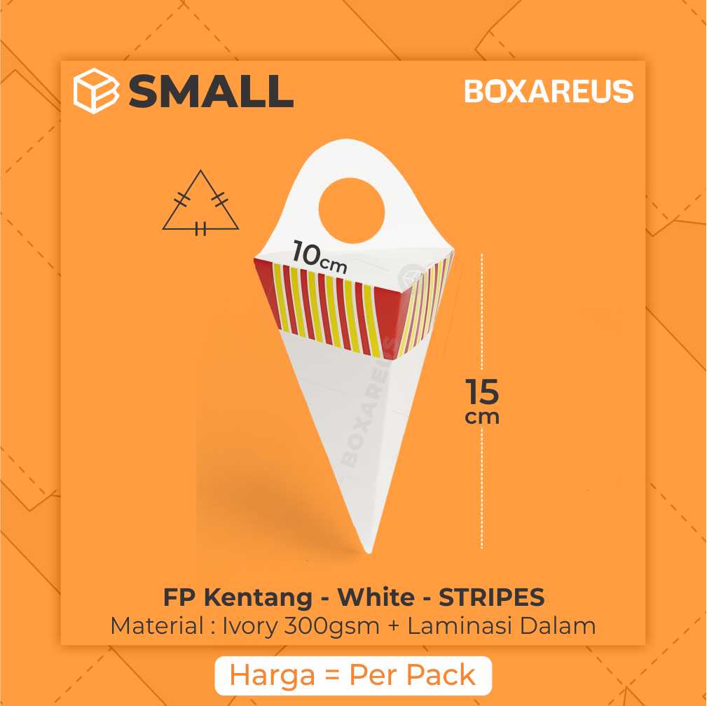 Snack Box - FP Kentang White Small (50 Pc)
