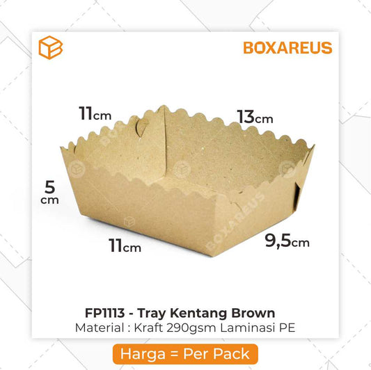 Paper Tray - FP 1113 Brown (50 Pc)