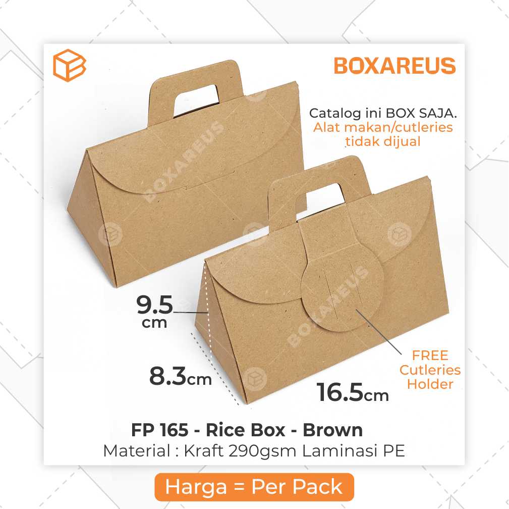 Rice Box - FP 165 (50pcs)