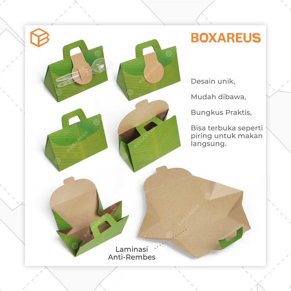 Snack Box / FP 189 - Daun Pisang (50pcs)