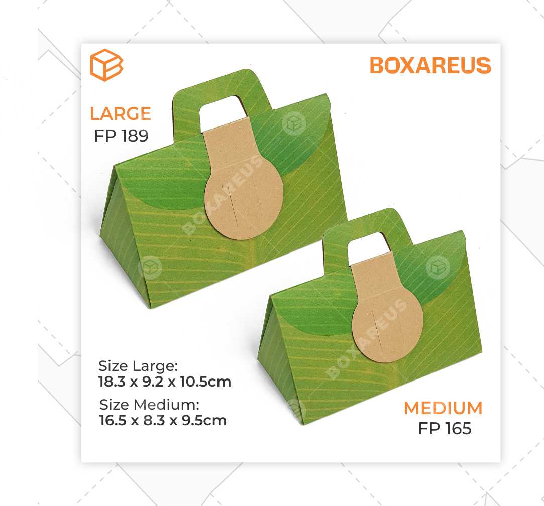 Snack Box / FP 189 - Daun Pisang (50pcs)